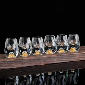 24K Gold Leaf Small Shot Glass