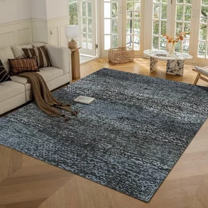 Washable Rug, Blue