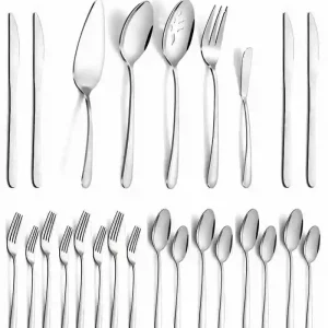 65 Pcs Silverware Set